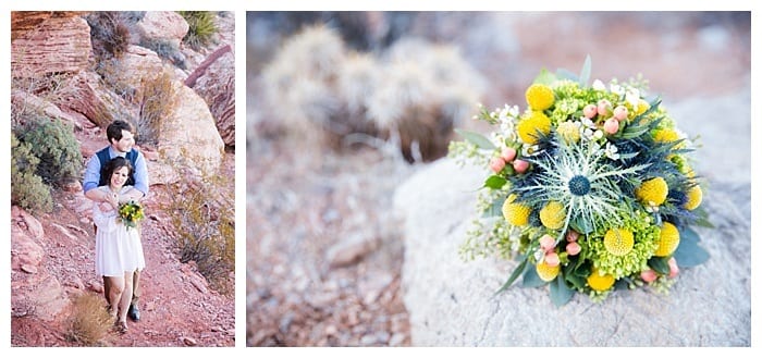 Red Rock Canyon Wedding Las Vegas and Neon Museum Photo Shoot